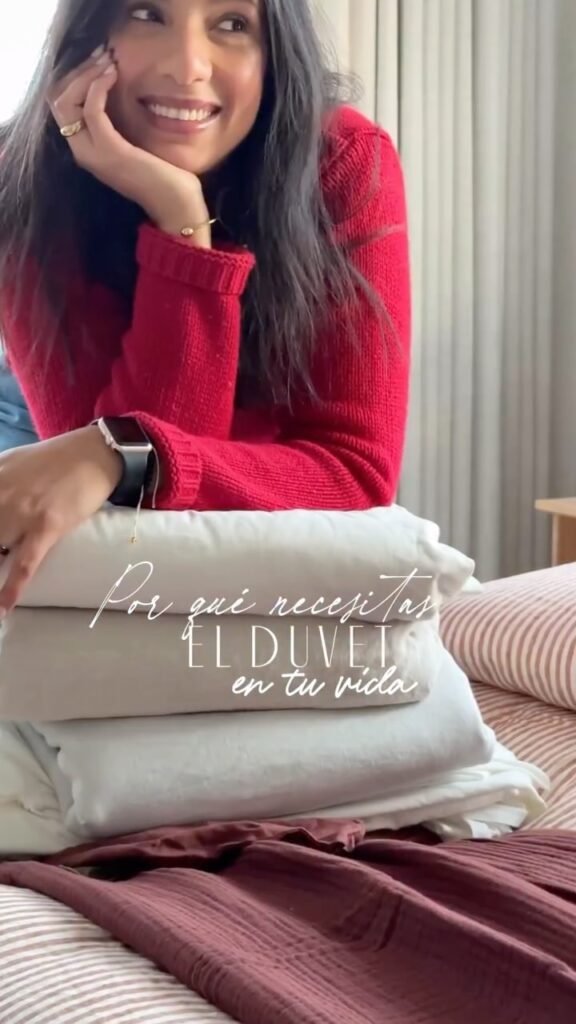 El duvet es el secreto que cambiará tu forma de ver la cama.✨Ahorra espacio, es súper fácil de lavar y te permite cambiar el estilo cuando quieras.