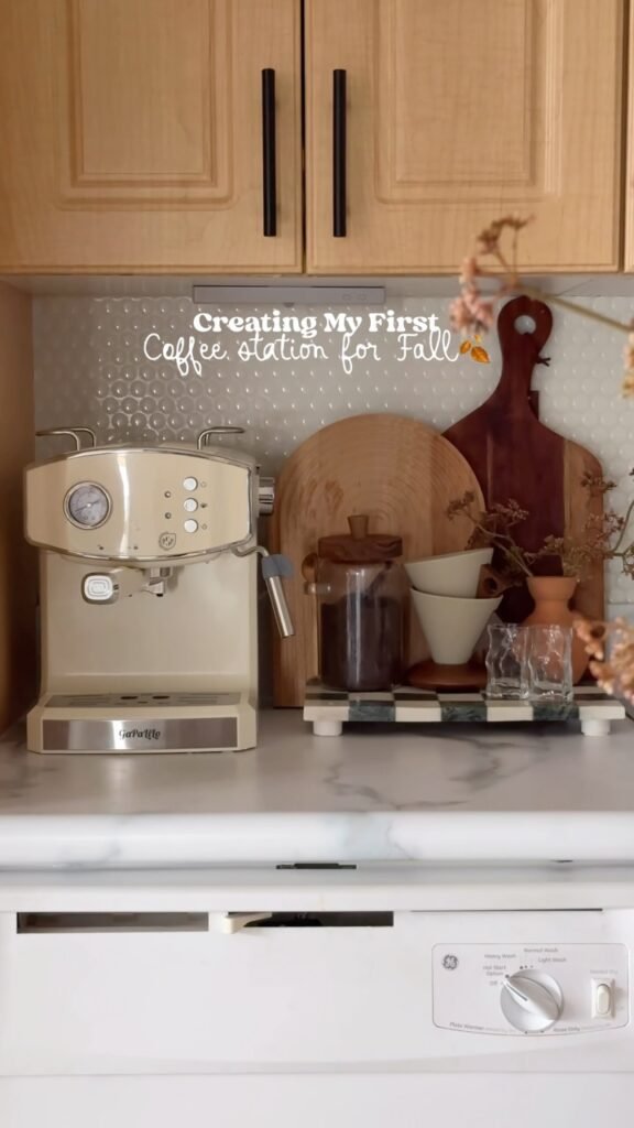 #ad Finally making space for a proper coffee station. ☕🤎